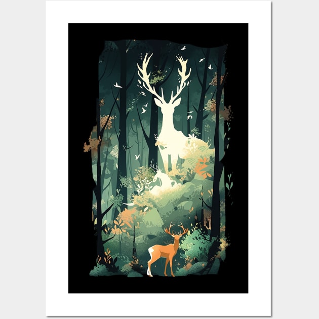 deer Wall Art by dorapeterx